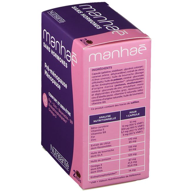 Manhaé Ménopause : un complément alimentaire naturel visant à réduire les symptômes