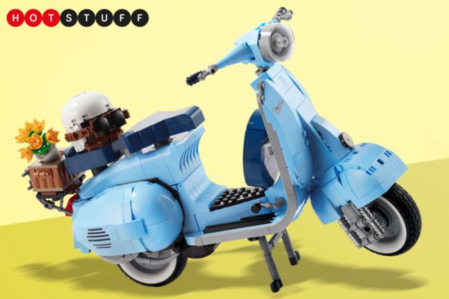 Vacances Romaines : Lego immortalise une icône du design italien, le Vespa 125