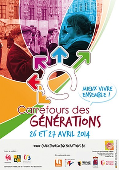 Belgique : Carrefours de Générations les 26 et 27 avril 2014