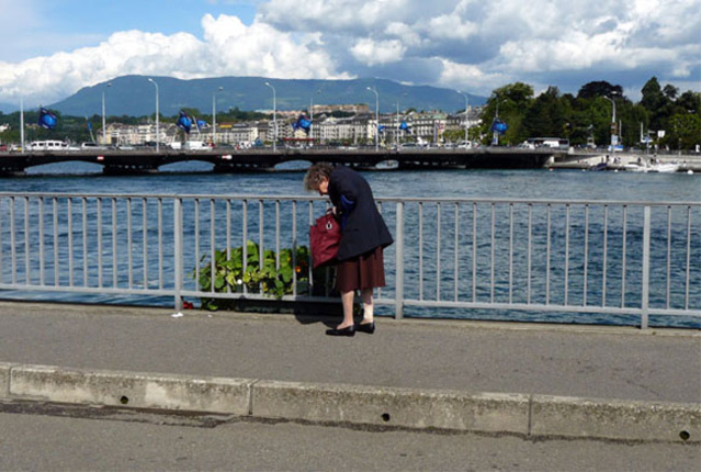 Personne âgée à Genève