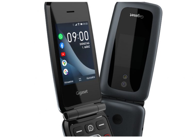 Gigaset GL7, un téléphone 4G à clapet conçu pour les seniors avec une touche Whatsapp Gigaset GL7, un téléphone 4G à clapet conçu pour les seniors avec une touche Whatsapp