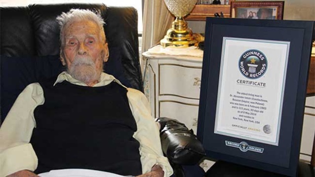Alexander Imich, copyright Guinness Book des Records