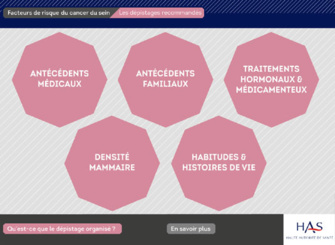 Cancer du sein : l’HAS fait le point sur les facteurs de risque et le dépistage Cancer du sein : l’HAS fait le point sur les facteurs de risque et le dépistage