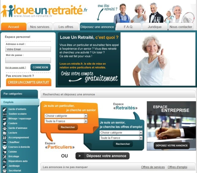 Loue-un-retraite.fr : petites annonces pour permettre aux retraités d’arrondir leur fin de mois Loue-un-retraite.fr : petites annonces pour permettre aux retraités d’arrondir leur fin de mois