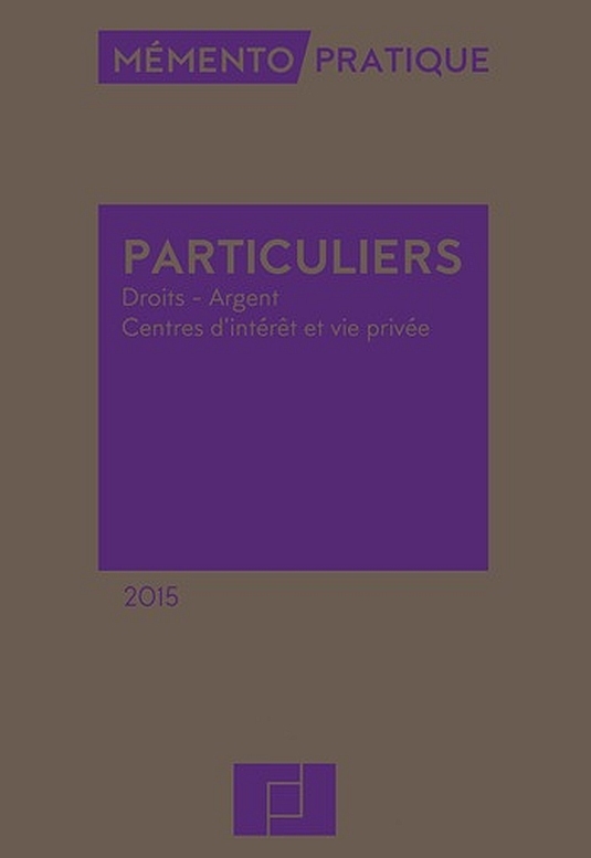 Mémento Particuliers 2015