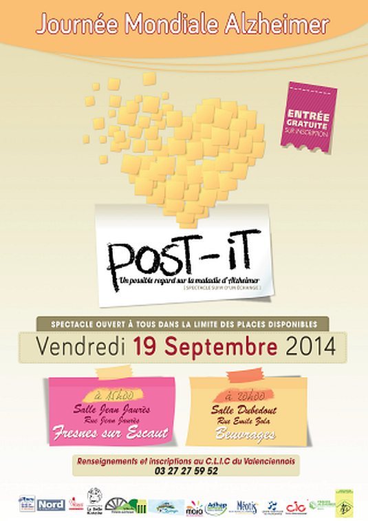 Valenciennes : Post-it, une pièce de théâtre sur la maladie d’Alzheimer Valenciennes : Post-it, une pièce de théâtre sur la maladie d’Alzheimer