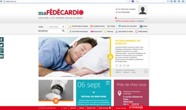 Mafedecardio : lancement de la première plateforme personnalisée sur la santé cardiaque