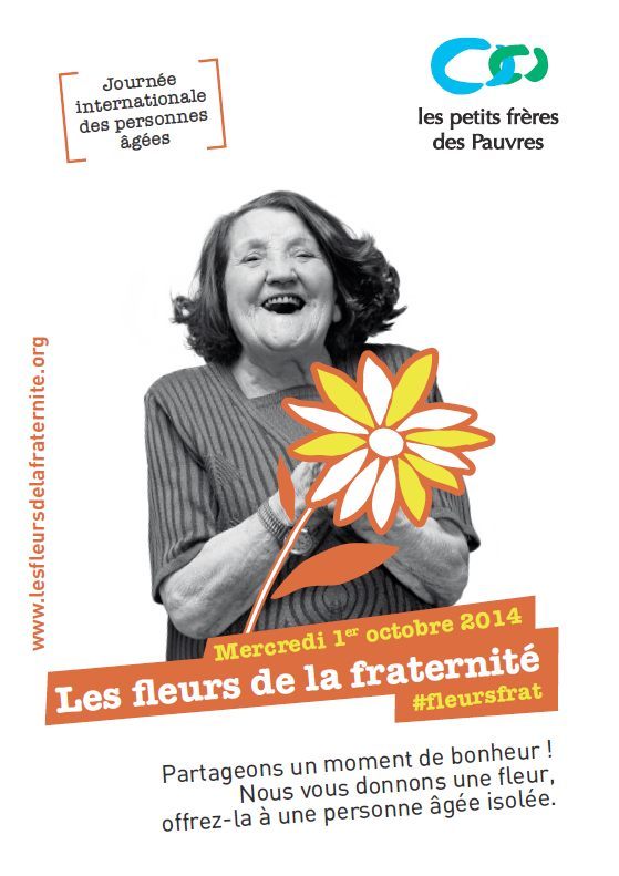 Petits frères des Pauvres : les fleurs de la fraternité 2014 Petits frères des Pauvres : les fleurs de la fraternité 2014