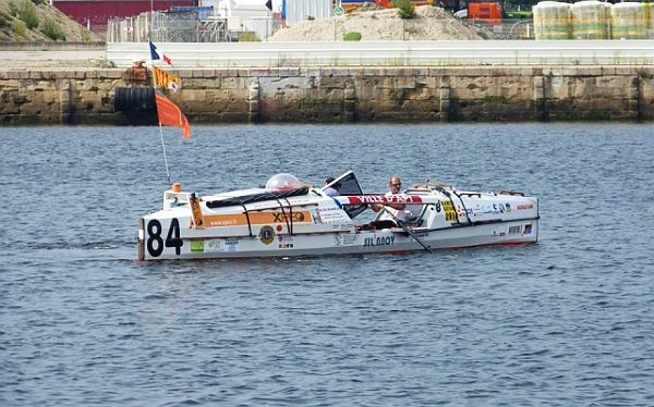 Gérard Marie va traverser l'Atlantique sur ce type d'embarcation Gérard Marie va traverser l'Atlantique sur ce type d'embarcation