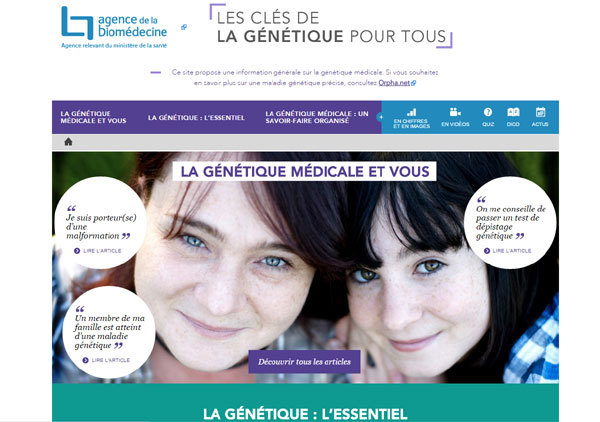 Genetique-medicale.fr : tout ce que vous avez toujours voulu savoir sur la génétique