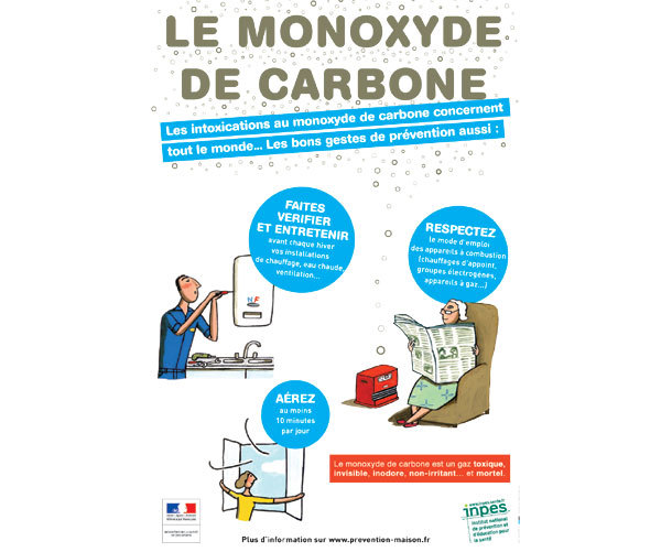 Monoxyde de carbone : comment éviter les accidents ?