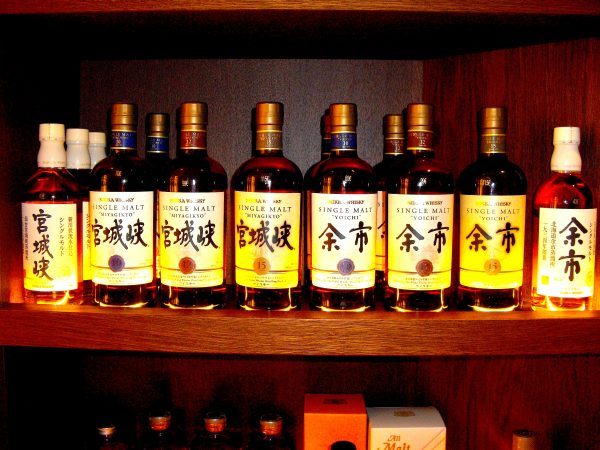 Une série rare de whiskies de chez Nikka