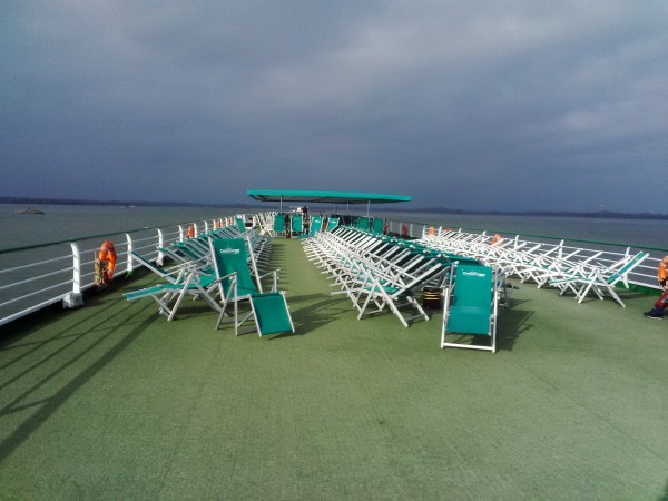 Le pont soleil du M/S Vivalvii Le pont soleil du M/S Vivalvii