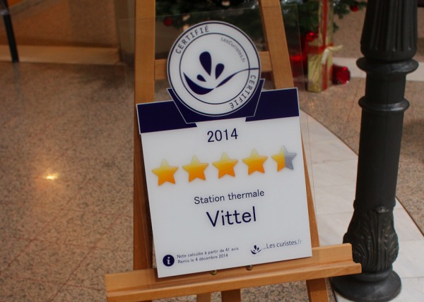 LesCuristes 2014 : la station thermale de Vittel, meilleure station de l'année