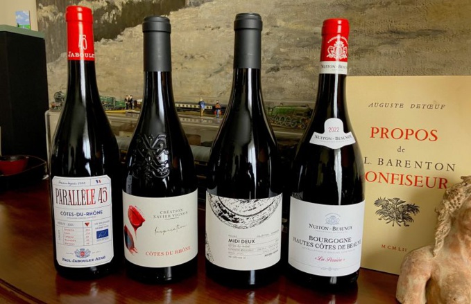 Bourgogne et Côtes-du-Rhône, la base d'une cave !