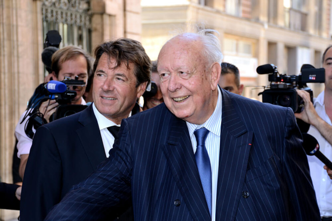 Jean-Claude GAUDIN et Christian ESTROSI (2016) ©Shutterstock
