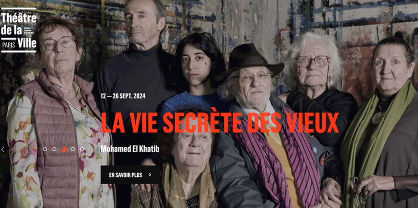 La Vie Secrète Des Vieux – Mohamed El Khatib © Yohanne Lamoulère / Théatre des Abbesses La Vie Secrète Des Vieux – Mohamed El Khatib © Yohanne Lamoulère / Théatre des Abbesses