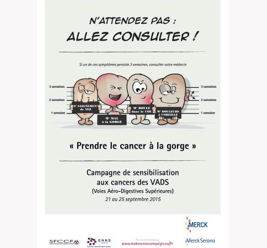 Prendre le cancer à la gorge : de l'importance d'un dépistage précoce... Prendre le cancer à la gorge : de l'importance d'un dépistage précoce...