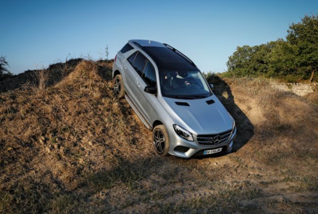 Les capacités de franchissement du GLE sont indéniables Les capacités de franchissement du GLE sont indéniables