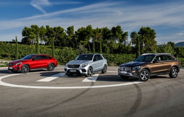 La nouvelle gamme de SUV de Mercedes Benz, il ne manque que le GLS