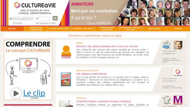 Cultureàvie : pour lutter contre l'ennui des aînés en établissements Cultureàvie : pour lutter contre l'ennui des aînés en établissements