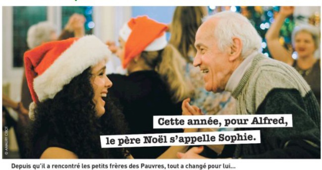 Noël 2015 : les petits frères des Pauvres à la recherche de bénévoles Noël 2015 : les petits frères des Pauvres à la recherche de bénévoles