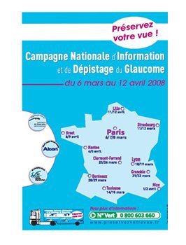 4ème campagne nationale de dépistage du Glaucome à partir du 6 mars 4ème campagne nationale de dépistage du Glaucome à partir du 6 mars