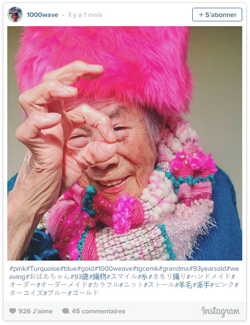 Japon : la petite-fille est créatrice et sa grand-mère est son mannequin Japon : la petite-fille est créatrice et sa grand-mère est son mannequin