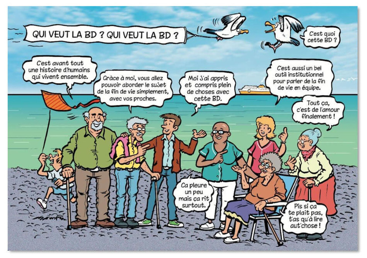 Découvrez la BD des droits de la personne en fin de vie Découvrez la BD des droits de la personne en fin de vie