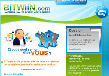 BiTWiiN.com : quand le web doit permettre aux retraités de travailler et de se rencontrer BiTWiiN.com : quand le web doit permettre aux retraités de travailler et de se rencontrer