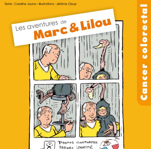 Cancer du côlon : une BD pour en parler aux plus jeunes Cancer du côlon : une BD pour en parler aux plus jeunes