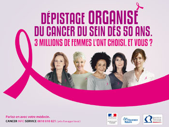 Cancer du sein : une nouvelle campagne pour inciter les femmes au dépistage