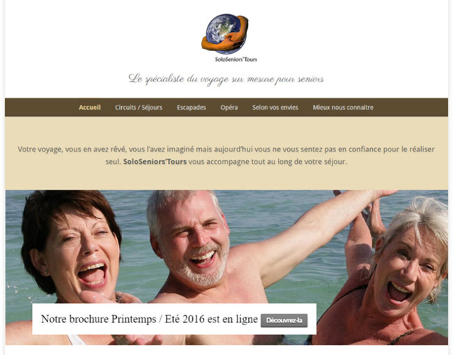 SoloSeniorsTours : agence de voyage pour seniors seuls SoloSeniorsTours : agence de voyage pour seniors seuls