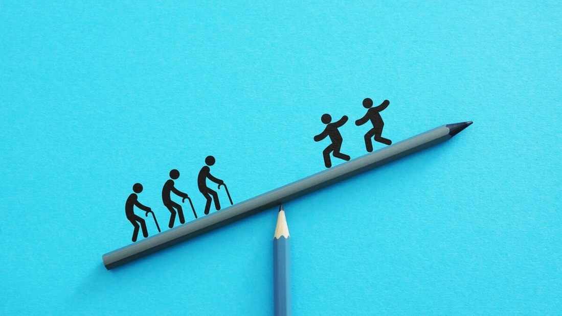 Le vieillissement de la population française illustré ©Jack_the_sparow/Shutterstock