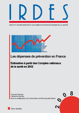 Les dépenses de prévention en France, nouvel ouvrage de l’Irdes Les dépenses de prévention en France, nouvel ouvrage de l’Irdes