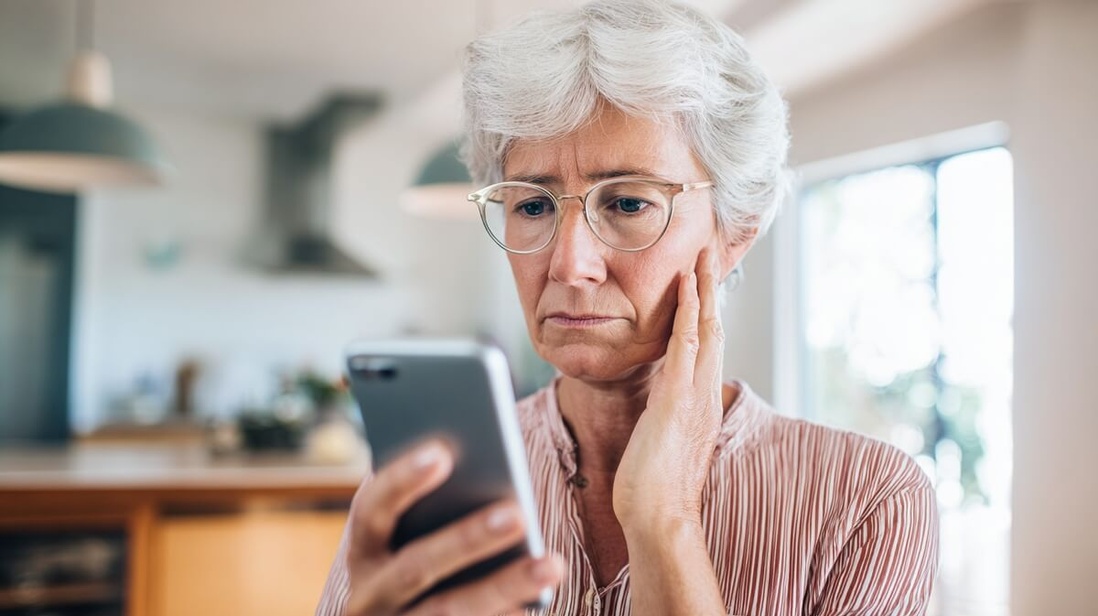 Une retraitée vérifie son virement Agirc-Arrco sur son relevé bancaire © SeniorActu Une retraitée vérifie son virement Agirc-Arrco sur son relevé bancaire © SeniorActu