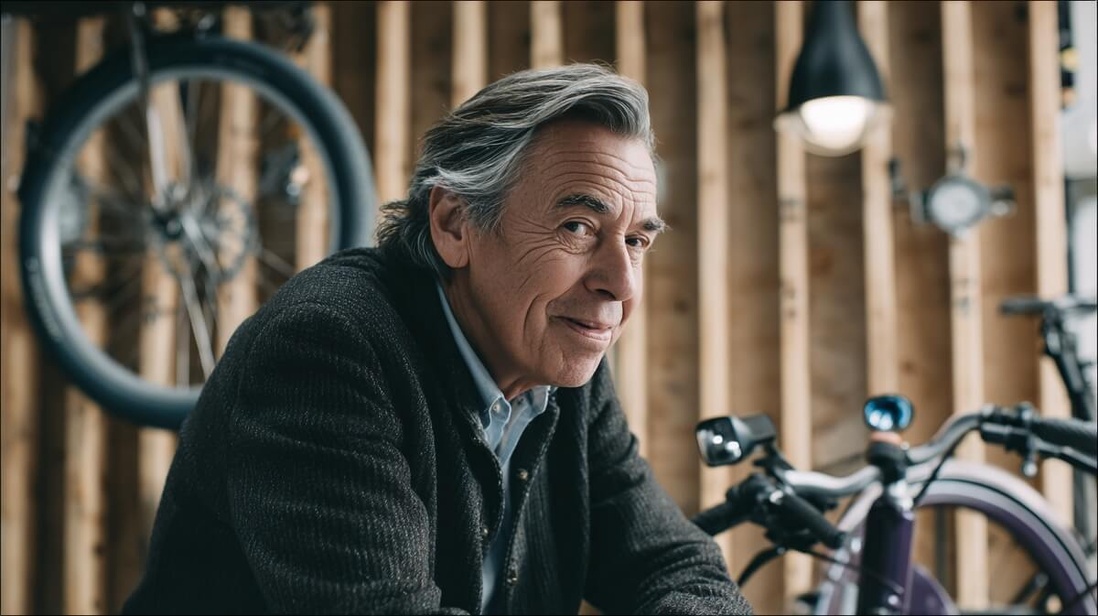 Un senior découvre le nouveau Solex électrique en magasin © SeniorActu