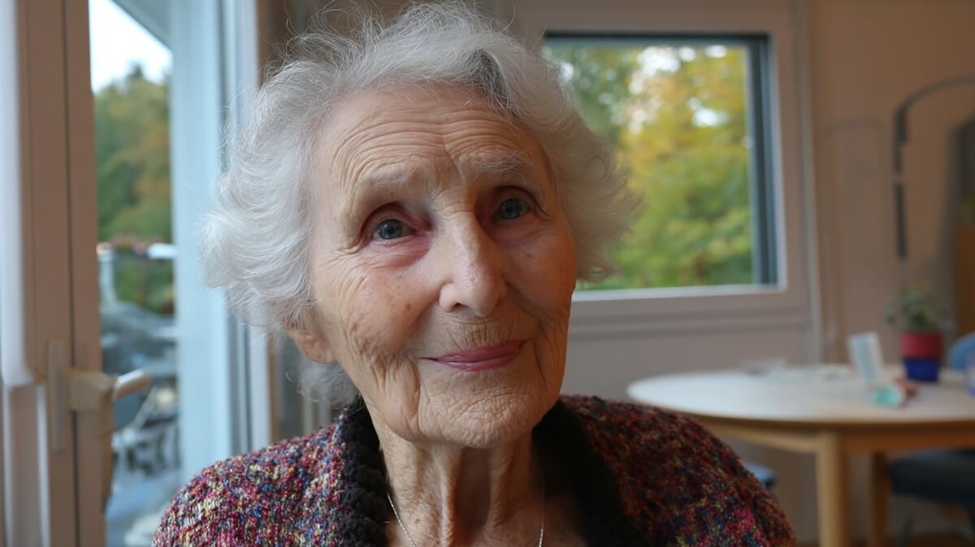 Une femme presque centenaire dans un Ehpad © SeniorActu