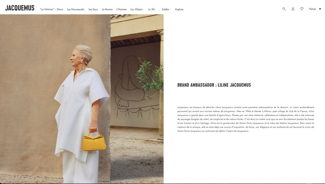 Liline, nouvelle ambassadrice de la marque français Jacquemus © Jacquemus Liline, nouvelle ambassadrice de la marque français Jacquemus © Jacquemus