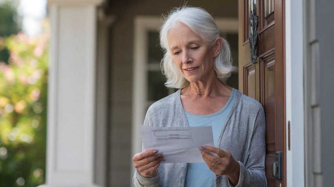 Femme senior recevant un courrier de résultat négatif suite au dépistage gratuit du cancer du sein © SeniorActu Femme senior recevant un courrier de résultat négatif suite au dépistage gratuit du cancer du sein © SeniorActu