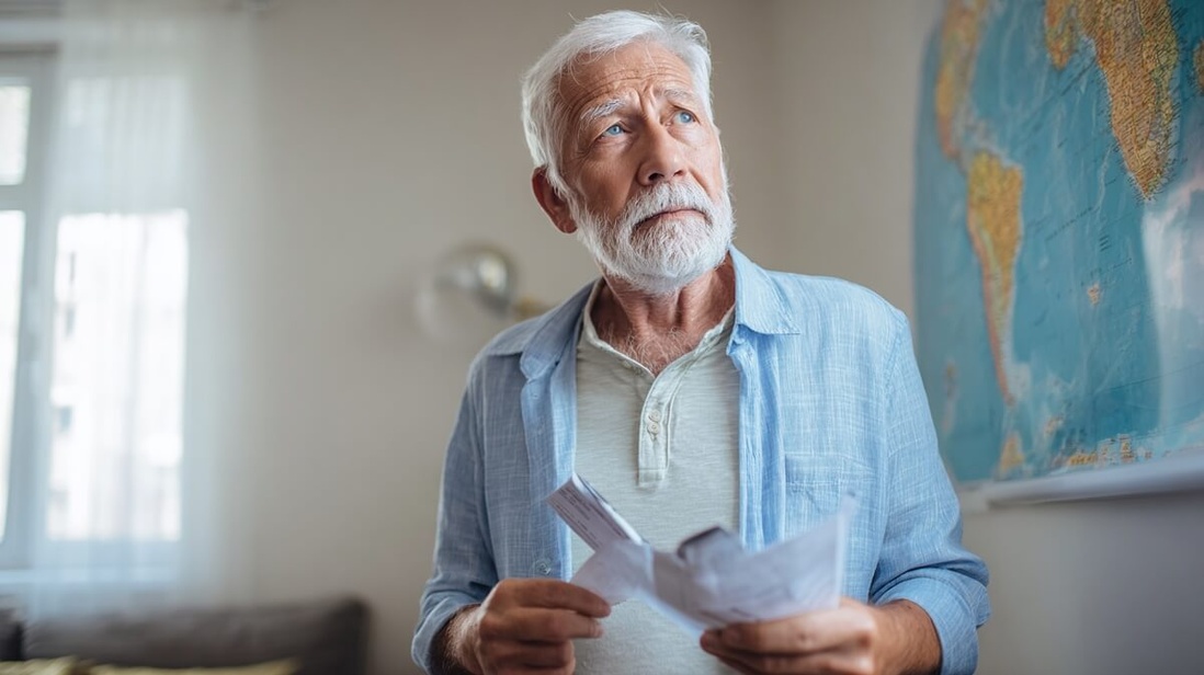 Un retraité hésite à partir s'installer à l'étranger en apprenant les aides qu'il risque de perdre © SeniorActu