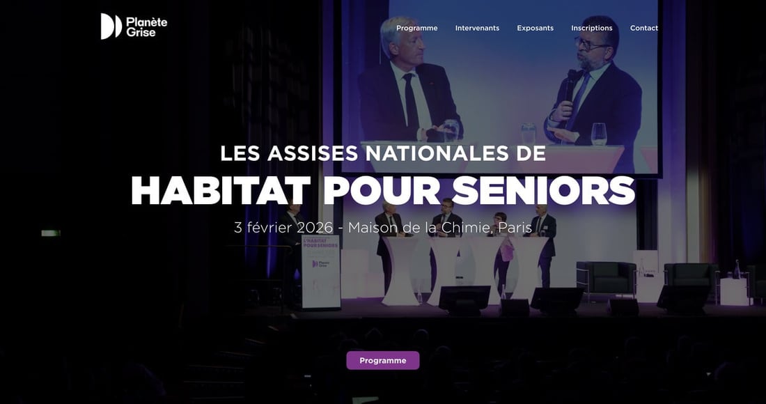 La 2e édition des Assises Nationales de l'Habitat pour Seniors - 03 février 2026 - Paris/Maison de la Chimie © Planète Grise La 2e édition des Assises Nationales de l'Habitat pour Seniors - 03 février 2026 - Paris/Maison de la Chimie © Planète Grise