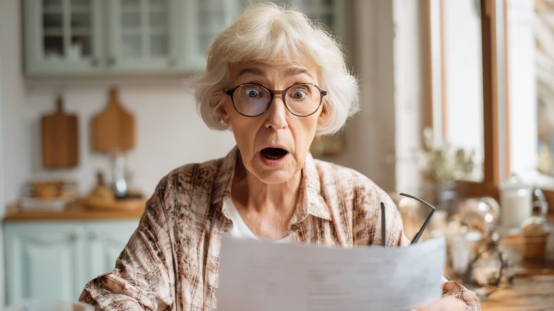 Retraitée découvrant qu'elle pouvait être exonérée de taxe foncière © SeniorActu Retraitée découvrant qu'elle pouvait être exonérée de taxe foncière © SeniorActu
