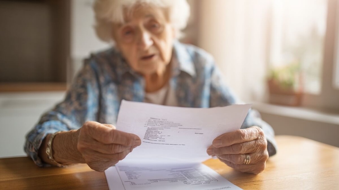 Une retraitée compare son avis d'impôt et son relevé de pension Carsat de février 2026 © SeniorActu