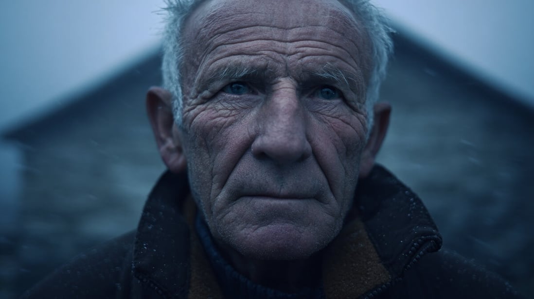 Retraité vosgien devant sa maison ancienne © SeniorActu Retraité vosgien devant sa maison ancienne © SeniorActu