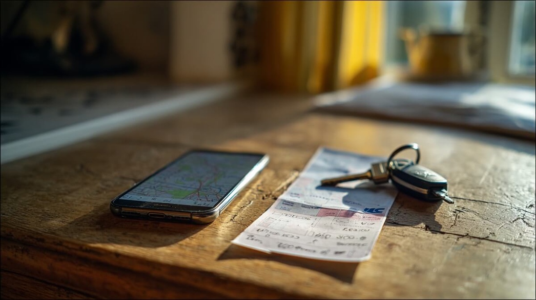 Clés de voiture, smartphone et ticket de train, la réalité cachée du convoyage automobile pour les retraités ©SeniorActu