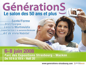 Générations, un nouveau salon senior à Strasbourg du 6 au 8 juin prochains