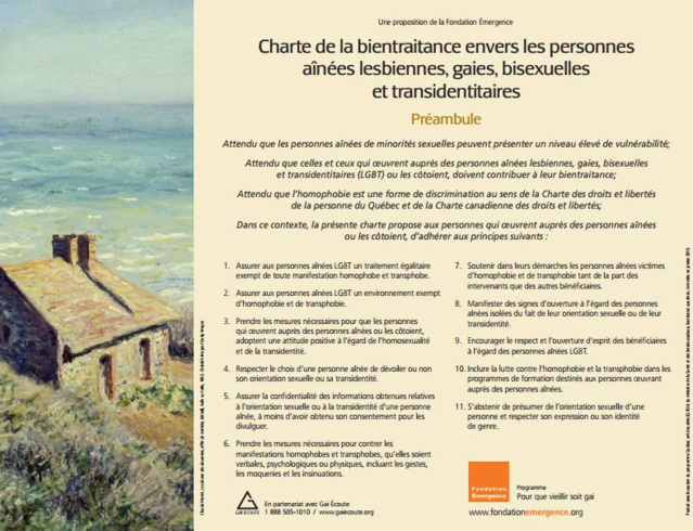 Emergence : une association canadienne au service des seniors LBGT