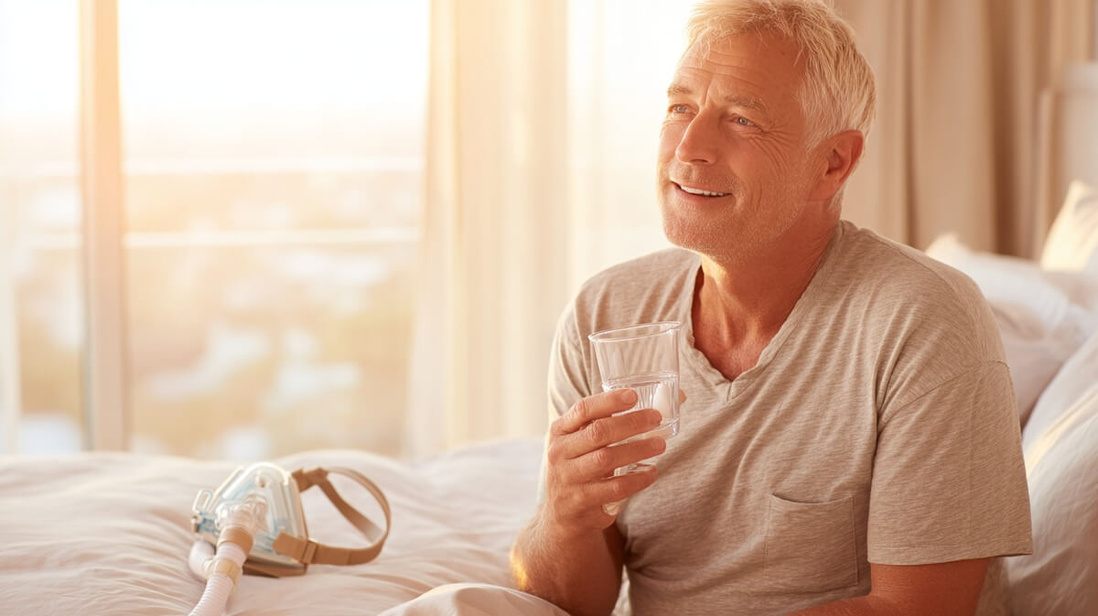 Un traitement oral par comprimé pourrait remplacer le masque contre l'apnée du sommeil © SeniorActu