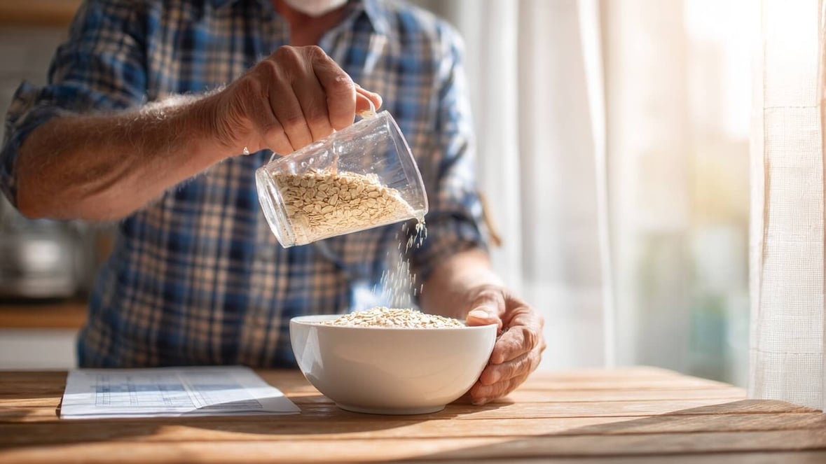 un protocole alimentaire de 48 heures à base de flocons d'avoine fait baisser le mauvais cholestérol LDL